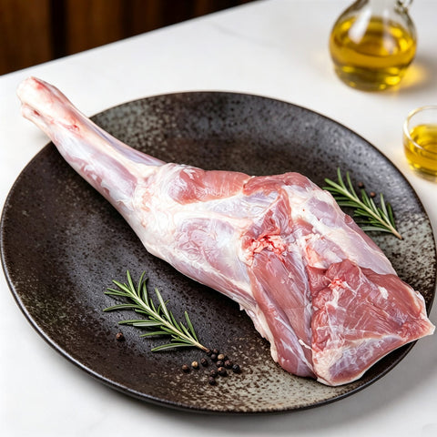 Frozen Bone-In Goat Front Leg